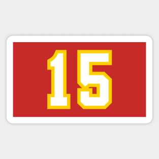 Patrick Mahomes Number Kansas City Chiefs Magnet